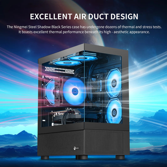 Lumishore Gaming PC AMD Ryzen 5 5500 NVIDIA GTX 1660 Super 16GB RAM 1TB SSD Windows 11 Wifi PC Gaming Black