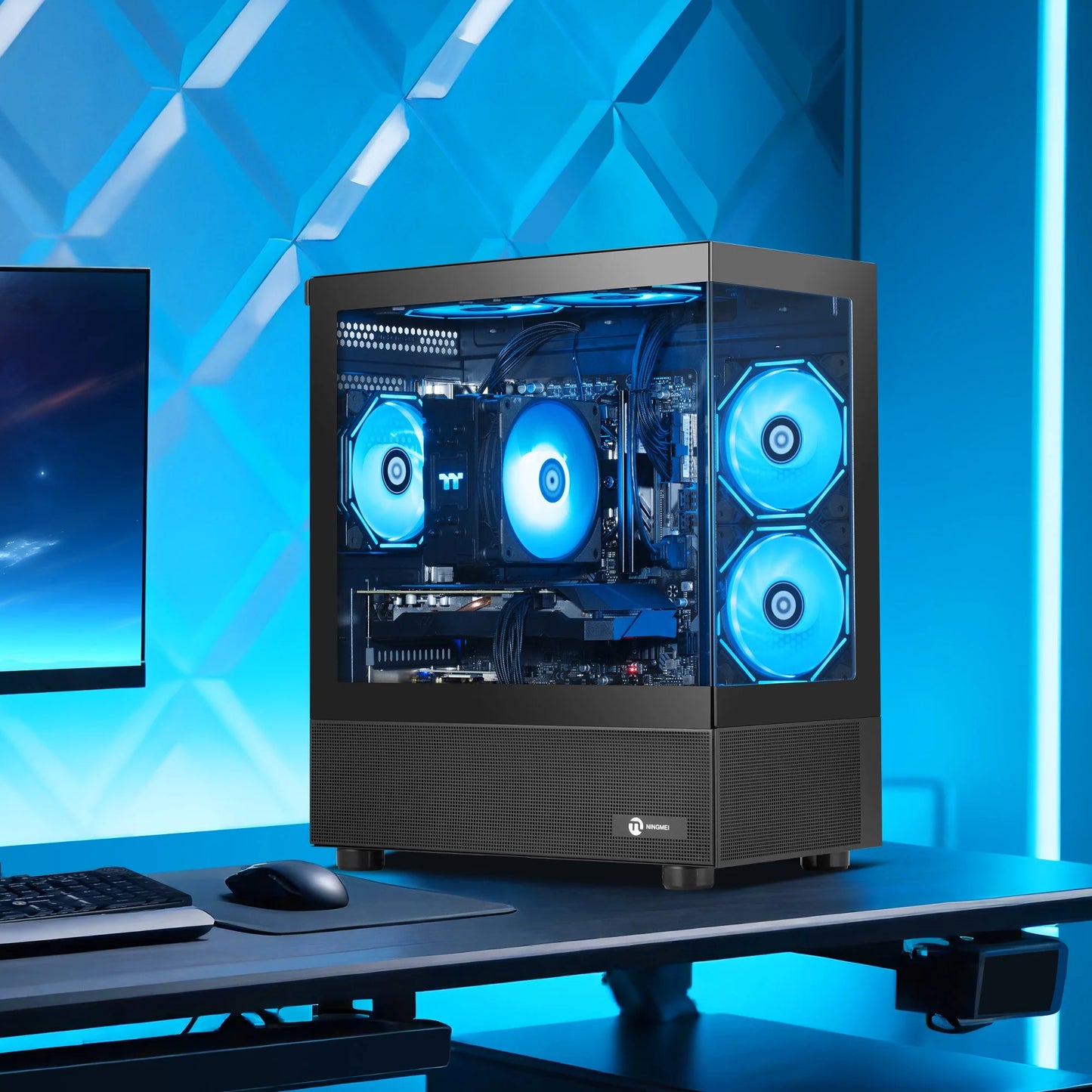 Lumishore Gaming PC AMD Ryzen 5 5500 NVIDIA GTX 1660 Super 16GB RAM 1TB SSD Windows 11 Wifi PC Gaming Black