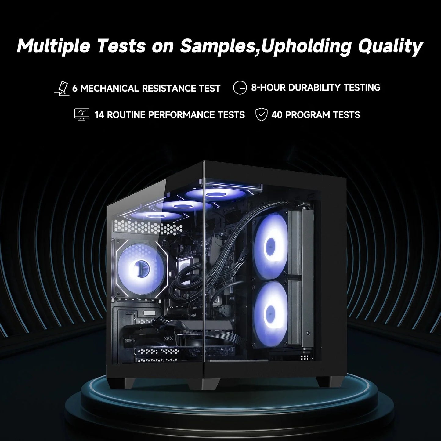 Gaming PC, AMD Ryzen 7 5700X,RTX 5060 8GB, 1TB SSD, 16GB Ram,Desktop Computer Win 11,New