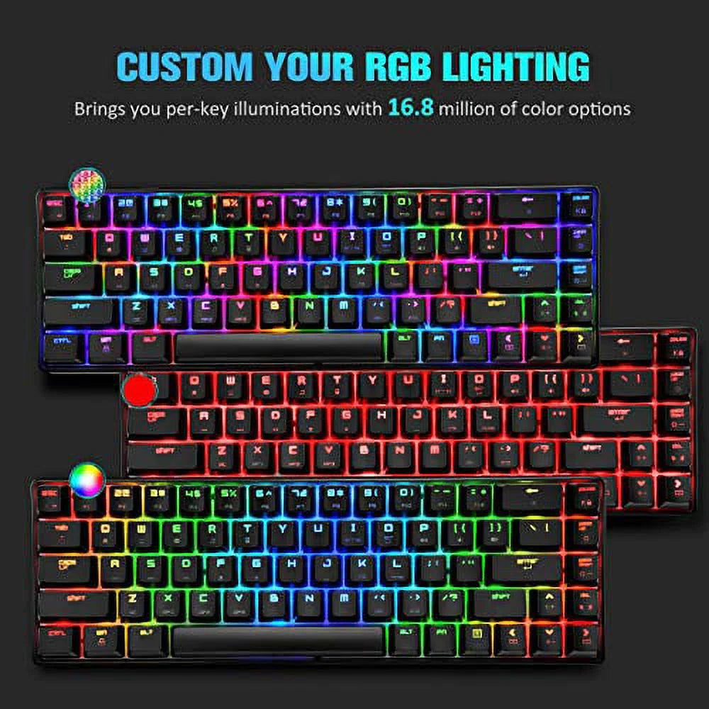 Wired Gaming Keyboard with RGB Backlight, Black
