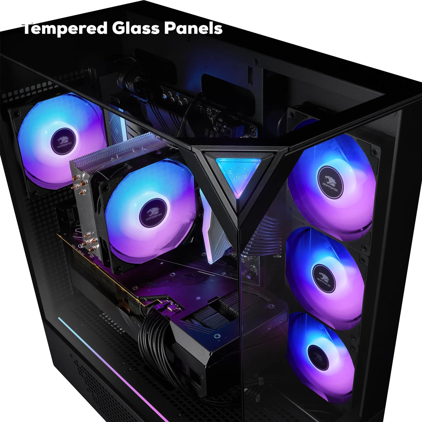 Element Black Gaming PC Desktop Computer Intel Core I5 14400F, NVIDIA Geforce RTX 5060Ti 8GB, 16GB RAM, 1TB SSD, Windows 11 Home