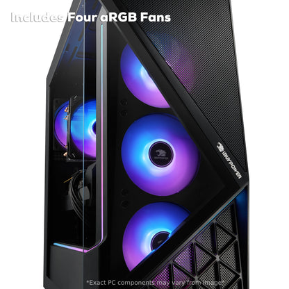 Slate Gaming PC Desktop Computer AMD Ryzen 7 7800X3D CPU, AMD Radeon RX 9070XT 16GB GPU, 32GB DDR5 RGB 5200Mhz RAM, 1TB Nvme SSD, Windows 11 Home, Gamer Keyboard and Mouse - SBA7R97XT01