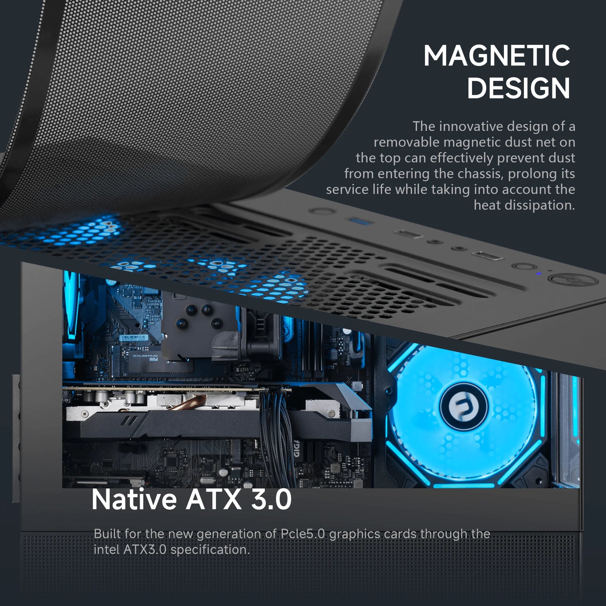 Lumishore Gaming PC AMD Ryzen 5 5500 NVIDIA GTX 1660 Super 16GB RAM 1TB SSD Windows 11 Wifi PC Gaming Black