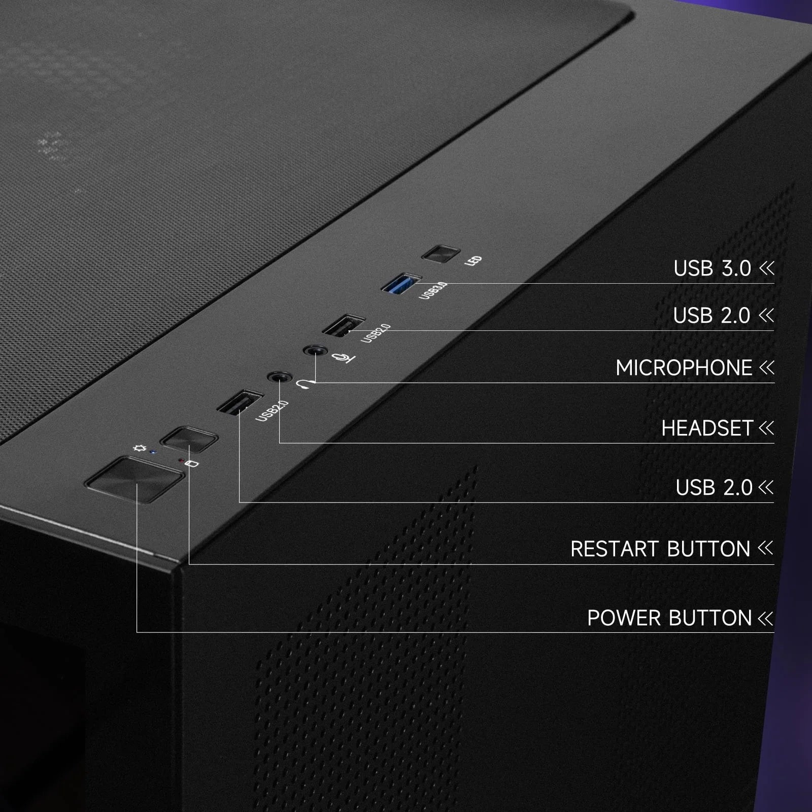 Gaming PC, AMD Ryzen 7 5700X,RTX 5060 8GB, 1TB SSD, 16GB Ram,Desktop Computer Win 11,New