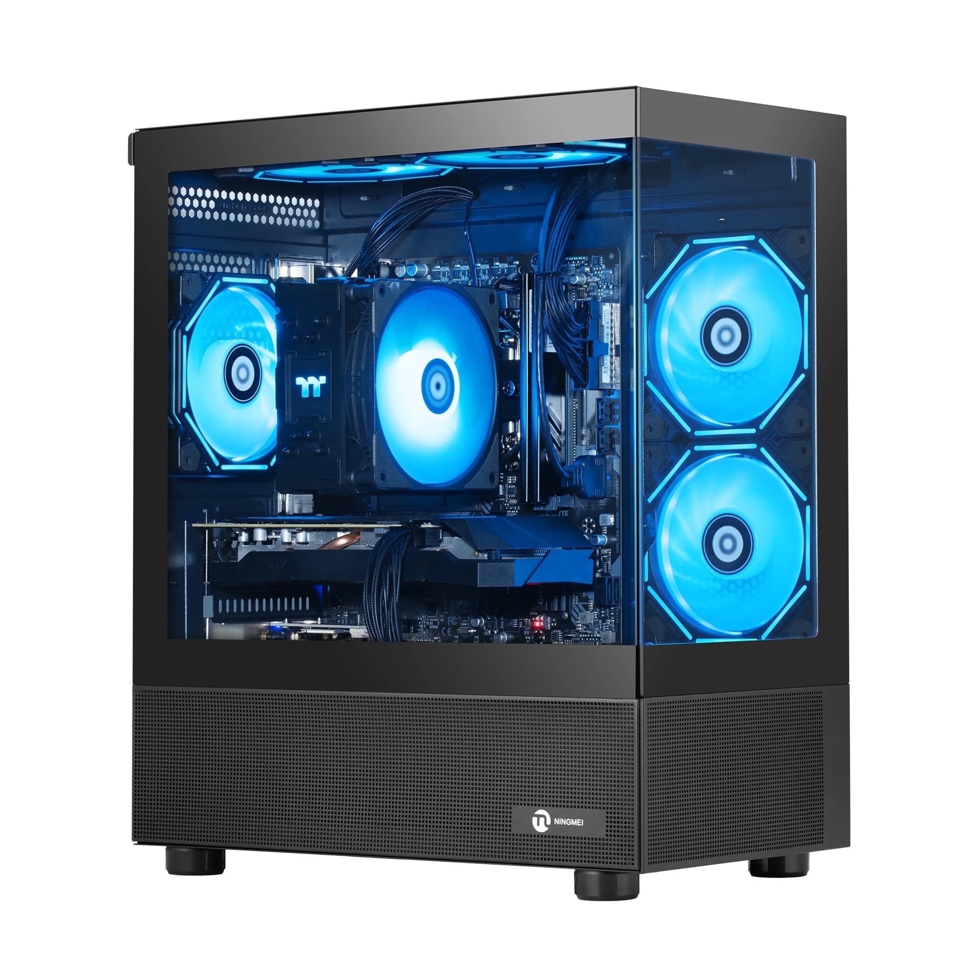 Lumishore Gaming PC AMD Ryzen 5 5500 NVIDIA GTX 1660 Super 16GB RAM 1TB SSD Windows 11 Wifi PC Gaming Black