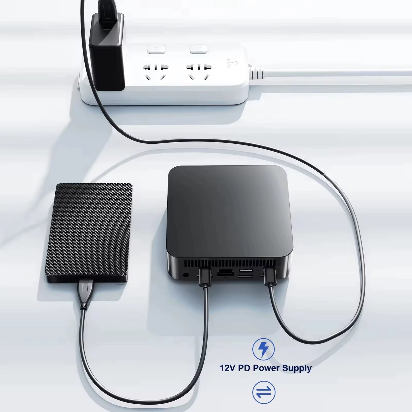 Gaming Mini PC Windows11 Intel Core I9 10980HK/ I9 9900U 16GB DDR4 1TB 2TB Wifi6 M.2 SSD UHD Graphics 1000Mbps Ethernet Mini PC