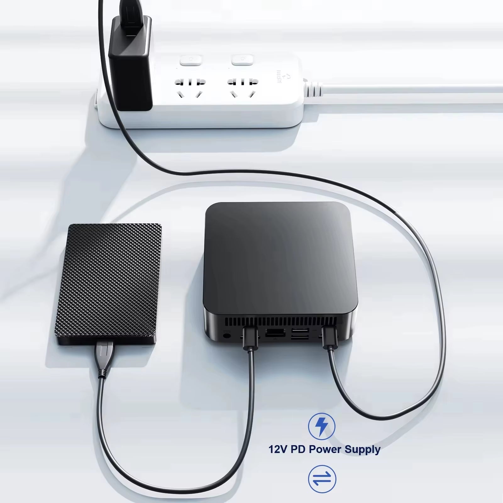 Gaming Mini PC Windows11 Intel Core I9 10980HK/ I9 9900U 16GB DDR4 1TB 2TB Wifi6 M.2 SSD UHD Graphics 1000Mbps Ethernet Mini PC