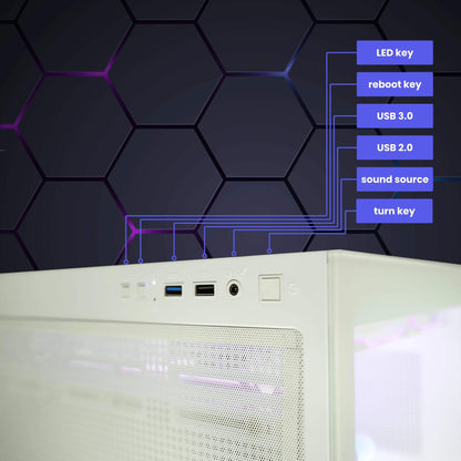 Rage Y | AMD Ryzen 9 9950X3D | Intel ARC B580 12GB DDR6 | Gaming PC