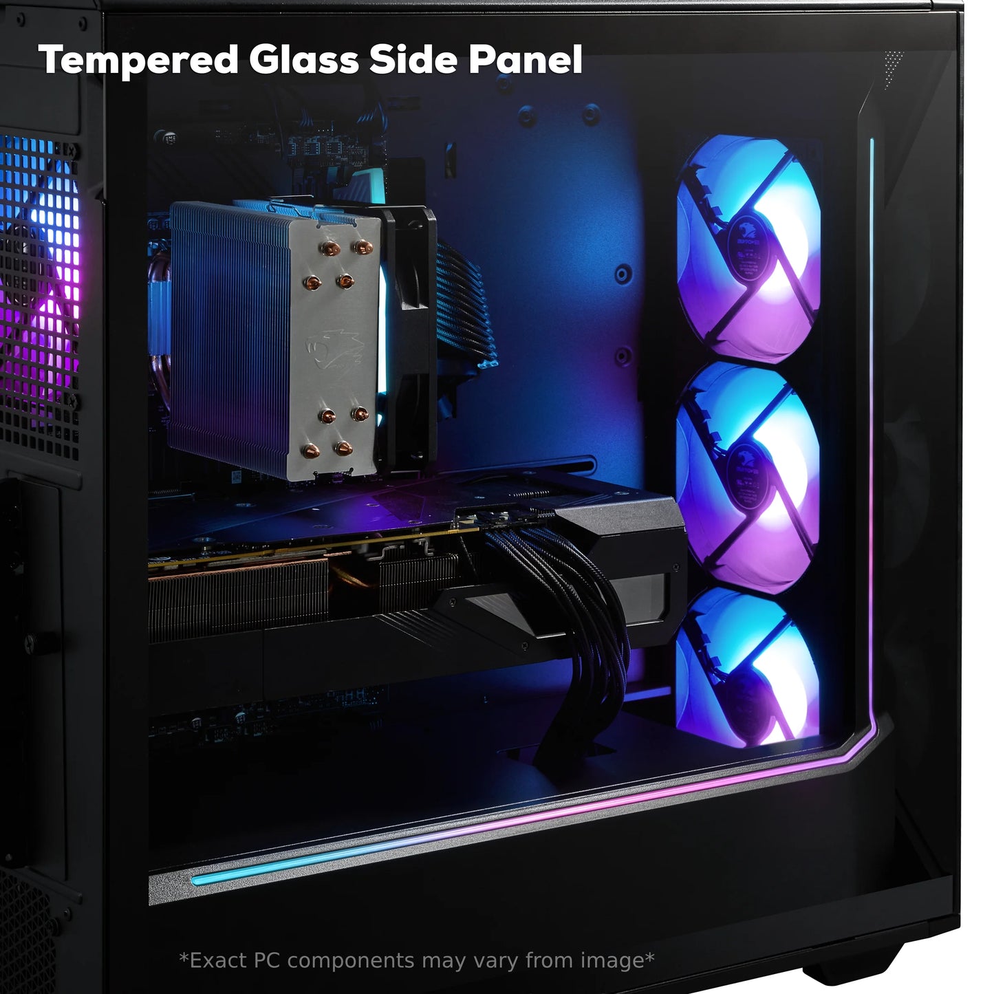 Slate Gaming PC Desktop Computer AMD Ryzen 7 7800X3D CPU, AMD Radeon RX 9070XT 16GB GPU, 32GB DDR5 RGB 5200Mhz RAM, 1TB Nvme SSD, Windows 11 Home, Gamer Keyboard and Mouse - SBA7R97XT01