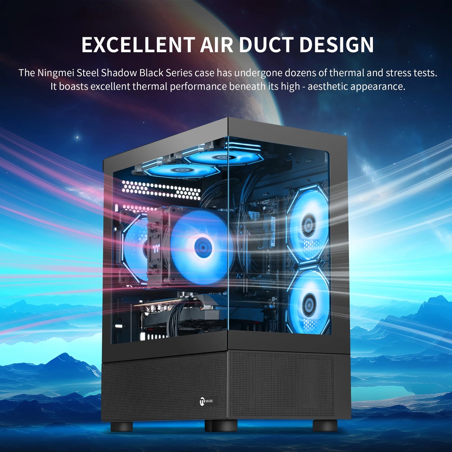 Lumishore Gaming PC AMD Ryzen 5 5500 NVIDIA GTX 1660 Super 16GB RAM 1TB SSD Windows 11 Wifi PC Gaming Black